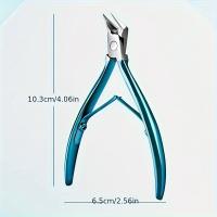Tijeras De Uñas Para Uñas Engrosadas Y Encarnadas 1 Pieza Acero Inoxidable Cuchilla Recta Punta Aguda Herramienta De Corte Para Uñas - details 4