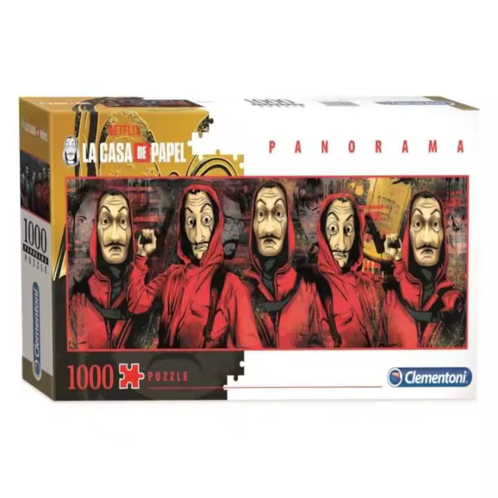 Puzzle 1000 Piezas La Casa de Papel Panorámico - Clementoni - 1