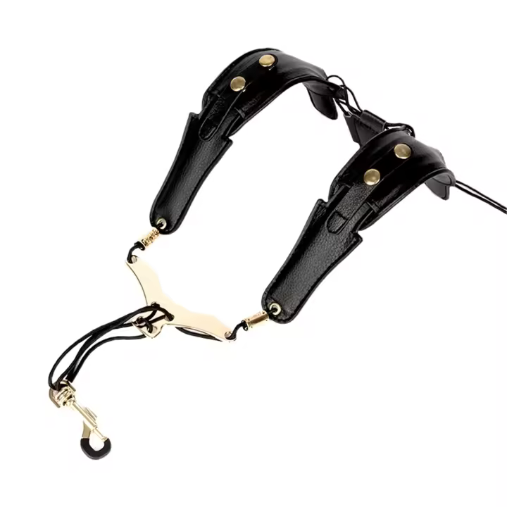 Correa De Bajo Para Saxofón Miwayer De Cuero Ajustable Accesorios Musicales Correa De Hombro Para Instrumentos Musicales - 1