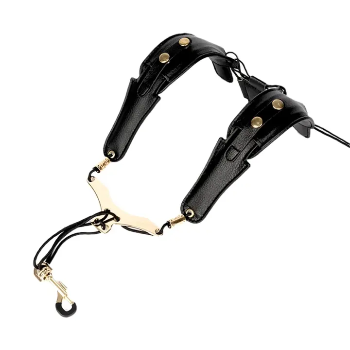 Correa De Bajo Para Saxofón Miwayer De Cuero Ajustable Accesorios Musicales Correa De Hombro Para Instrumentos Musicales - 1
