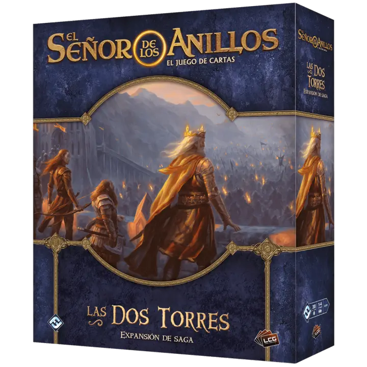 Las dos torres expansión de saga, El Señor de los anillos LCG, Juego de cartas coleccionables Fantasy Flight Games - 1