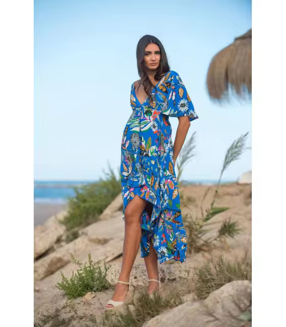VESTIDO SIRENA JARDIN SUNSET AND MOON  PV2215A - 1