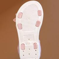 Sandalias De Tobillo Abierto Para Niñas Con Decoración De Flor En Color Sólido Transpirables Y Ligeras Para Uso Interior Exterior Playa - details 11