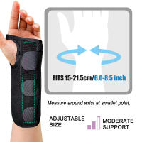 Mordaza De Muñeca Ajustable Para Tunnel Carpal Soporte Nocturno Con Splints Para Mano Derecha Soporte De Mano Para Artritis Y Tendinitis - details 2