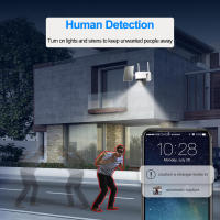 Cámara De Seguridad Solar WIFI Exterior 4MP Vídeo Vigilancia Inalámbrica IP Cámara Con Batería Recargable 7800mAh Detecta Humanos Camara De Seguridad - details 7