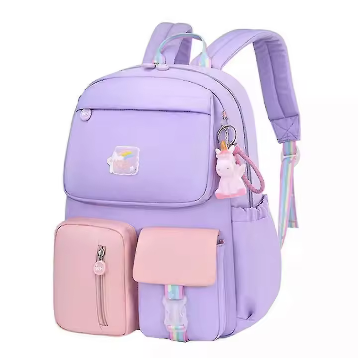 2 Tamaño Del Arco Iris mochilas escolares de Dibujos Animados adecuados Bolsas Escolares para Las Niñas Adolescentes Schoolbag grados 1-6 Mujeres bolsa de Viaje Mochila - 1