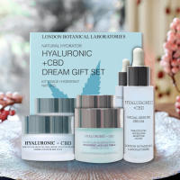 London Botanical Laboratories Set de regalo de ensueño con ácido hialurónico y CBD (suero, crema hidratante y contorno de ojos) - details 0
