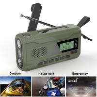 Portable Dab/fm Radio, 4000mah Dynamo Solar Radio, Solar Crank Radio, Survival Solar Radio Dab Radio Usb Charger With Emergency Sos Alarm, Alarm Clock - details 1