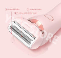 Rasuradora Eléctrica Para Mujer 2 En 1 Trimmer De Bikini Y Pelacabello Para Axilas Y Piernas IPX7 Impermeable Carga Rápida Recargable - details 1