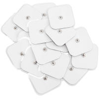10/20PCS Parches De Electrodo Reutilizable 5x5cm Gel Para Terapia Física Masajeador Corporal Reemplazo De Acupuntura EMS Tens - details 1