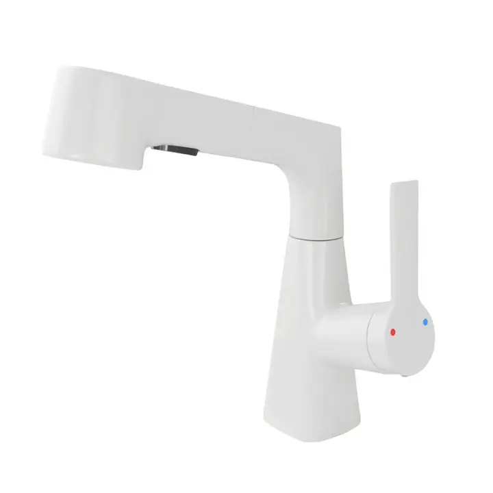 Grifo Giratorio De Baño Corea Lavabo Tapa De Cocina Acero Inoxidable Cerámica Material De Válvula Montaje En Superficie - 1