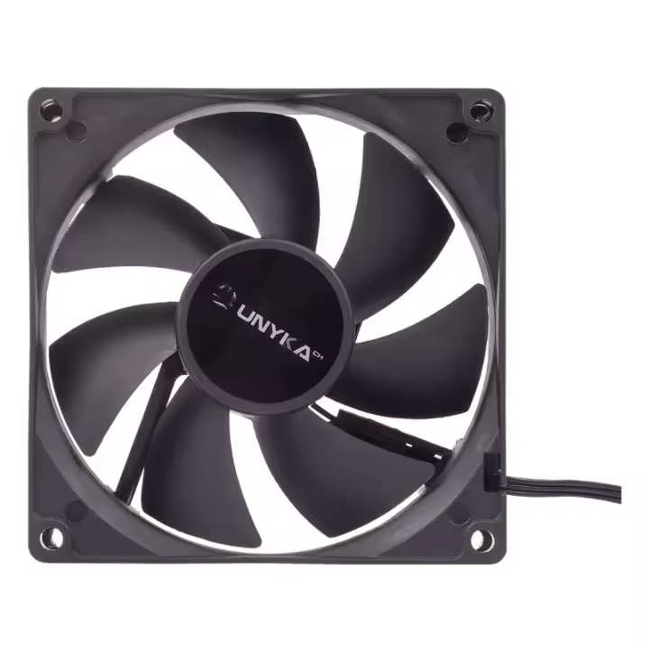 Ventilador Unykach 90mm para Ordenador Negro - 1
