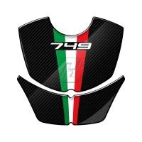 Pegatina De Protección Para Tanque De Gasolina De Motocicleta Ducati 749 2003-2006 Diseño 3D Resina Apariencia Carbono PVC - details 1