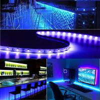 Tira De Luces LED UV Azul 16.4 Pies/5 Metros 12VDC SMD3528 300 LEDs UV No Impermeable Fijaciones De Luz Negra - details 5
