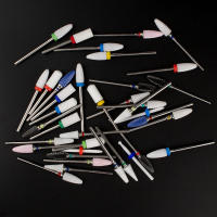 Juego De 5 Piezas De Corte De Cerámica Para Manicura Y Pedicura Broca De Uñas Para Eliminar Gel Herramientas Para Máquina De Uñas Tamaño 3/32 Pulgadas - details 3