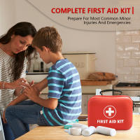Bolsa De Primeros Auxilios Impermeable PU CARBOU Para Exteriores Viajes Coche Hogar Emergencias Sobrevivencia Camping Caja Médica Pequeña - details 0