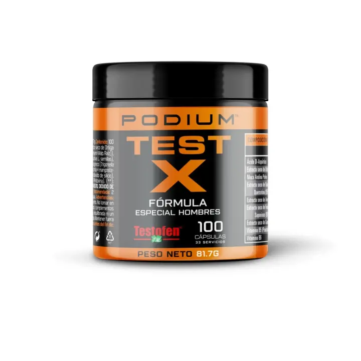Potenciador de Testosterona | 100 cápsulas | Test X Podium - 1