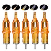 Cartuchos De Tatuaje Dragonfly Amarillo Accesorios Para Máquina De Tatuaje Agujas RL RM RS M1 De Diametro 0.35mm Longitud 13*63mm - details 2
