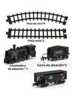 Juguete De Tren De Acero Con Humo Y Luz Locomotora De Vapor Para Adulto Y Niña De 6 a 12 Años Sin Batería Certificado CE - details 3