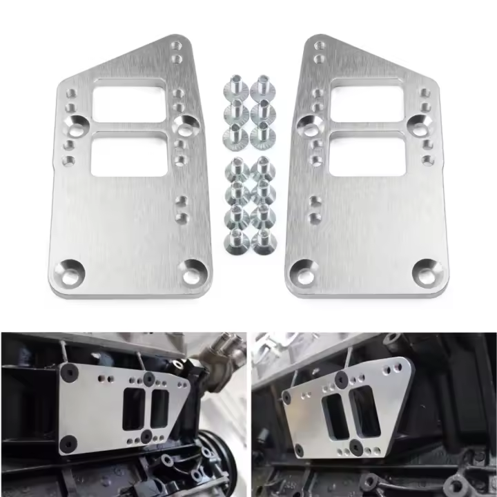 Nueva Kit De Monturas De Motor LS De Alta Calidad En Aluminio Billet Kit De Adaptadores LS Para Chevelle Camaro Nova LS2 LS3 LS6 - 1