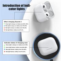 Estuche cargador de auriculares para AirPods 3, estuche de carga inalámbrica de 450Mah, botón de sincronización rápida con Bluetooth - details 3