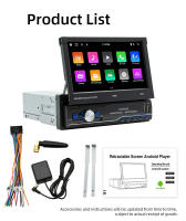 Reproductor De Radio Para Coche 1Din Pantalla Táctil Retráctil De 7 Pulgadas MP5 Con CarPlay Sin Fios Android Auto Mirror Link WiFi GPS - details 20