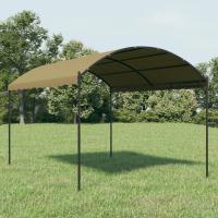 vidaXL Cenador de Tela Sombrilla Carpa Parasol al Aire Libre Color Taupé,  Crema,  Antracita y mas - details 1