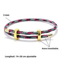 Pulsera Ajustable De Acero Inoxidable Para Hombres Accesorio Perfecto Para Deportes Al Aire Libre Ciclismo Color Oro Lujo Regalo Para Él - details 2