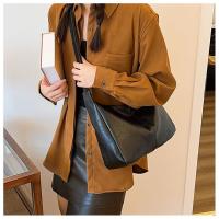 Bolso De Hombro Para Mujer De Cuero PU Vintage Estilo Maillard Casual Gran Capacidad Textura Moda Cruzado Bolso De Compa\u00f1ero - details 6
