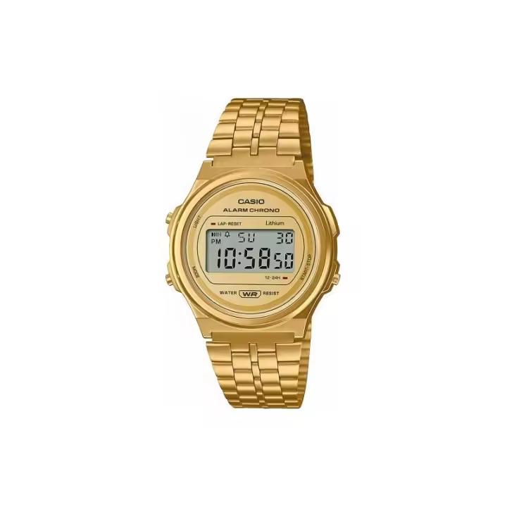 Reloj Casio A171WEG-9AEF Unisex Dorado - 1