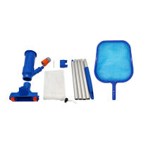Juego De Limpieza Para Piscina Con Red Y Cepillo Profundo Con Mango Y Cabezal De Succión Para Piscina Con Enchufe Estándar De EE. UU. - details 1