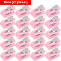 Clips Para Sábanas Y Edredones Antideslizantes 4-20pcs Clip Para Cama Anti-run Fastener Para Edredón Y Sábanas Pegs Para Ropa De Dormir Color Rosa Verde Morado - details 10