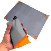 1PC Alfombra De Picnic Mini Impermeable Portátil Para Exterior Camping Lawn Moisture-proof Poliéster Playa Alfombra - details 8