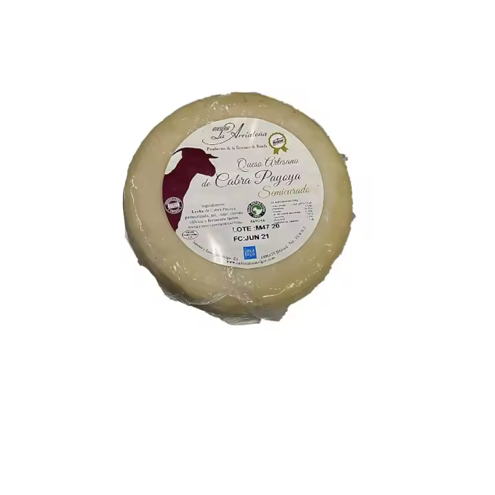 Ibéricos a Domicilio Gourmet - Queso Artesano de Cabra Payoya Semicurado (0,800-0,900 Kg) - 1