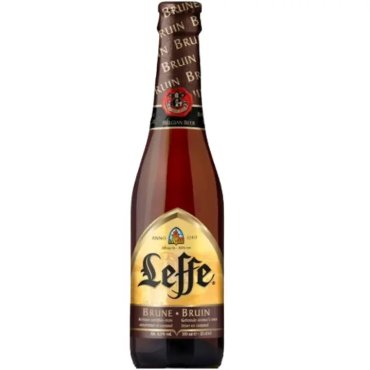 6 uds x Leffe Brune 33Cl cerveza Belga estilo Abadía tostada - 1