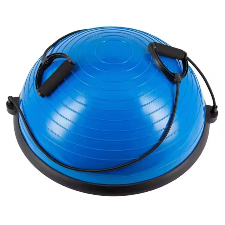 ALLINLIFE Hemisferio de yoga,58CM bola de velocidad de onda de yoga de golpe, pelota especial de fitness, hemisferio de equilibrio, pelota de fitness, equipos de fitness de yoga para el hogar, azul - 1