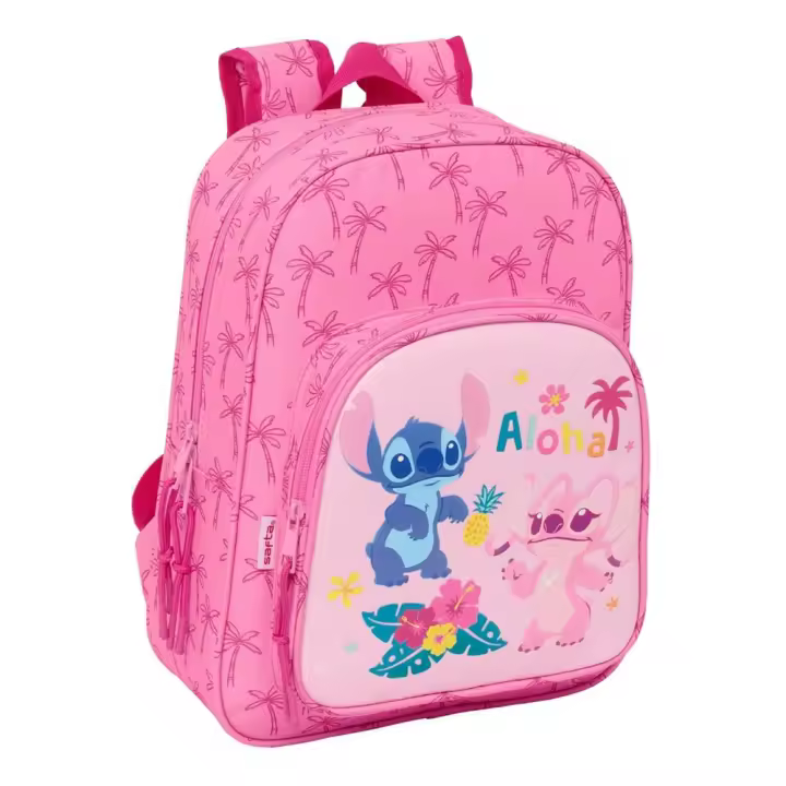 Mochila Infantil Adapt.Carro Stitch "Chill" 26x34x11 Cm (Safta 612515185) - 1