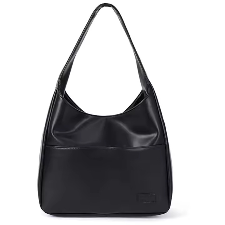 Bolso de mano de cuero para mujer, bolsa de hombro grande y suave, estilo informal, a la moda, 1 piezas - 1