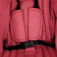 vidaXL Carrito para gemelos de acero rojo - details 5