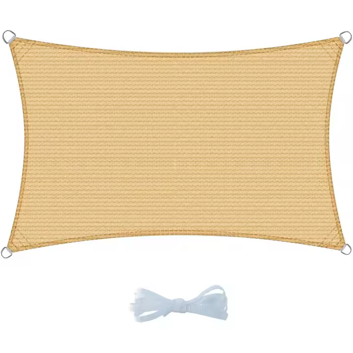 Toldo Cool Area con Velcro Rectangular de 2,45x3,05 M, Protección UV, para patio, Jardín o Terraza, Playa color - 1