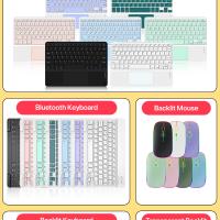 Teclado Bluetooth Con Touchpad Para iPad pro Mini Smart Phone Computadora Juego Dispositivos Recargables Tablero Tablet Laptap Wireless - details 1