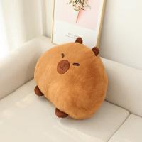 Cojín Creativo De 28cm X 48cm En Forma De Capybara Para Decoración Del Salón Sofa Oficina Capacidad De Relleno PE Espuma Material Poliéster/Celulosa - details 3