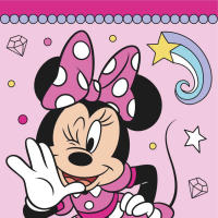 Minnie Mouse - Toalla Playa Microfibra 70 x 140 cm Oficial Disney Rojo, Azul, Blanco, Diamante , Estrella (Modelo 4: JE11527CO)" - details 1