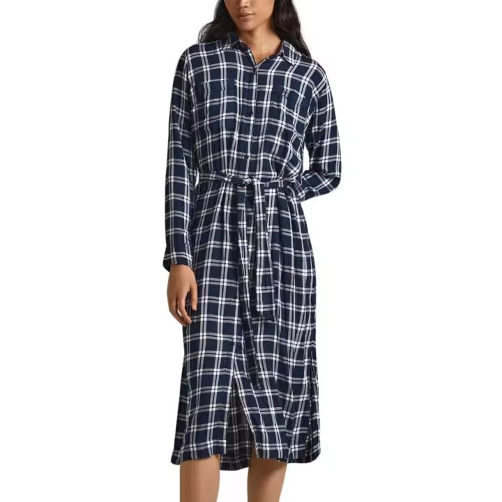 Vestido Pepe Jeans Iliana Cuadros Midi Para Mujer - 1