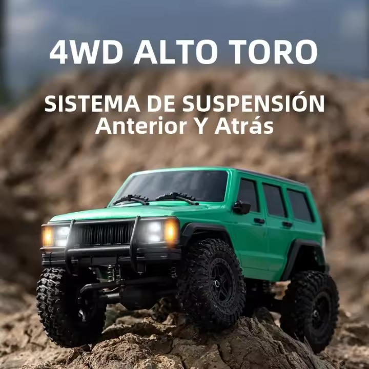 JJRC C8809 1:18 Jeep De Escala Completa Modelo De Coche RC 2.4G 4WD Motor Pickup Subida a Terrenos Off-Road Juguete Para Adolescentes Y Adultos - 1