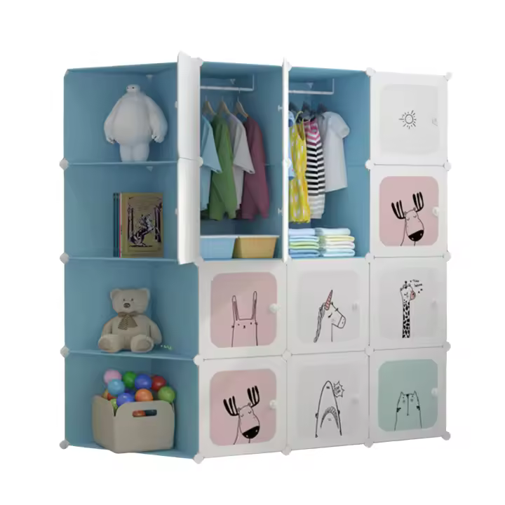 MAGIC SELECT Armario Modular Infantil, Estantería de Módulos, Ropero para Niños, Organizador Modular, Estante de Almacenamiento para Hogar - 1