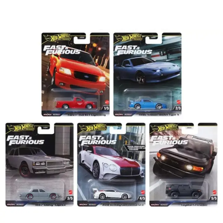 Hot Wheels Premium Fast and Furious - pack de 5 2024 HNW46-979H - 1