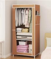 Armario De Piso Montado Minimalista Para El Hogar Con Multicapa Protección Contra Polvo Simple De Montaje Para El Dormitorio Organizador De Ropa - details 12