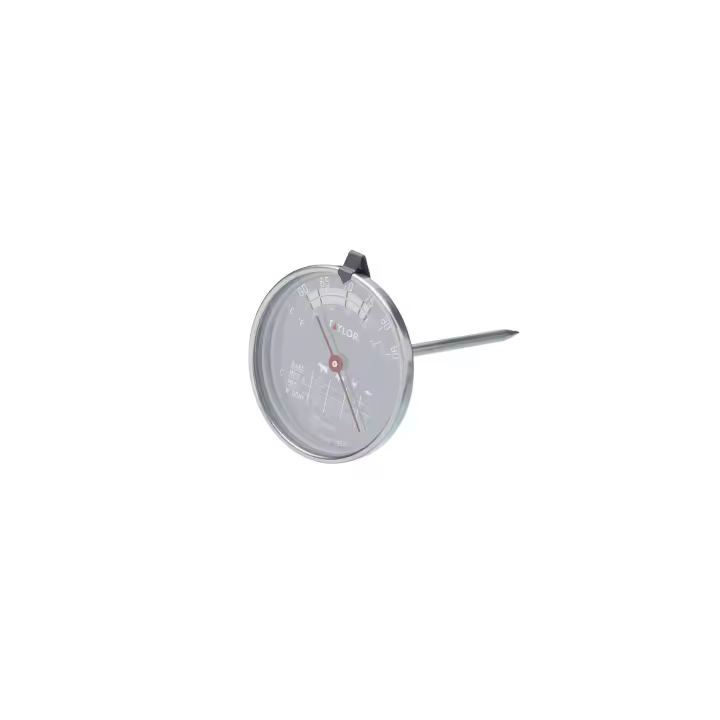 Taylor Pro Termómetro de Horno para Carne con Sensor de Temperatura y Tabla de Cocción en Acero Inoxidable - 1