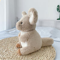 Peluche De Rata De Anime Lindo Y Suave En Beige Para Jóvenes Fanáticos Ideal Para Celebraciones De Cumpleaños Figura De Cojín Almohada De Ratón Para Abrazar - details 2